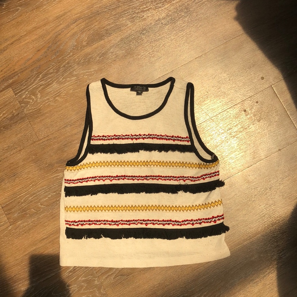 Topshop Sleeveless crop top